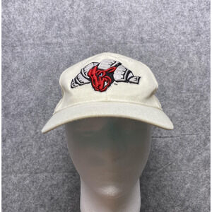 North Carolina Tar Heels Hat Cap Fitted Mens 7 NCAA Basketball White College 90s